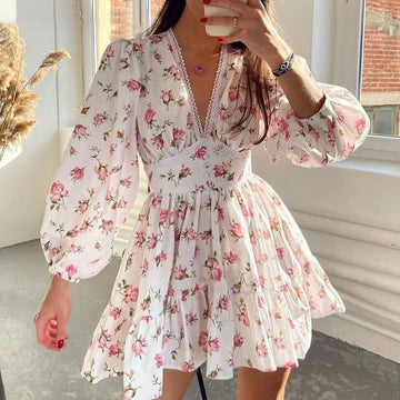 Printed Short Summer Style Fashion Dress