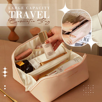 Women's Portable Makeup Case – Toiletry & Beauty Essentials Storage Pouch