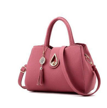 Tassel PU Leather Ladies Handbag