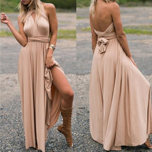 Vestido Backless Summer Bandage Dress – Long Club & Evening Maxi for Women