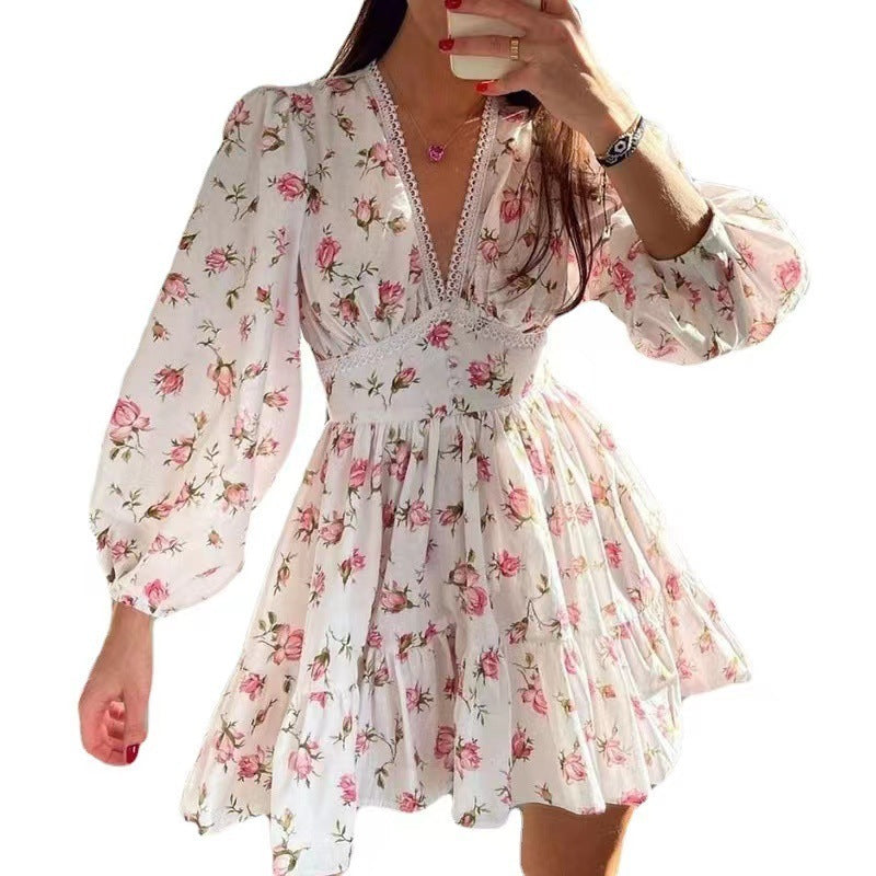 Printed Short Summer Style Fashion Dress