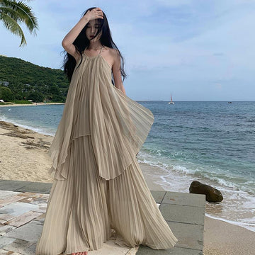 Wide Hem Elegant Look – Flowy Fairy Style Dress