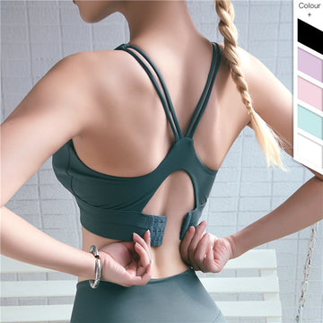 Adjustable Back Sports Bra – High Support & Comfort Fit