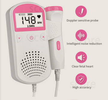 Portable Fetal Heart Rate Monitor – Home Pregnancy Sound Monitor