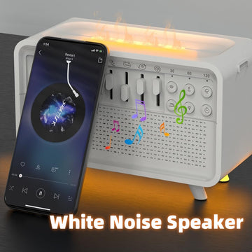 Bluetooth White Noise Humidifier with Night Light for Better Sleep