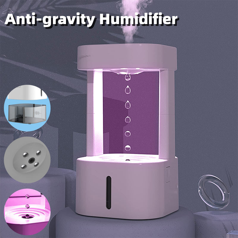 Creative Water Drop Humidifier – Anti-Gravity Air Conditioning Mist Spray