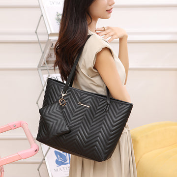Stylish Wave Design for Women Shoulder Stitch Crossbody Purse