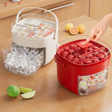 Large Ice Cube Maker Tray – Portable Press Type Design