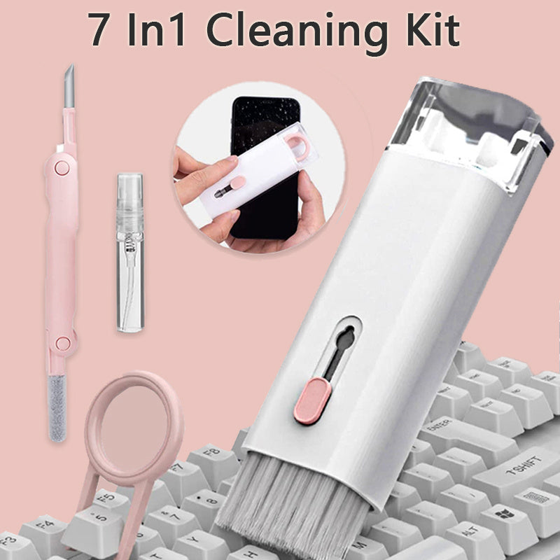 Compact & Handy Cleaning Tool Set for Keyboards, Earbuds & Bluetooth Devices