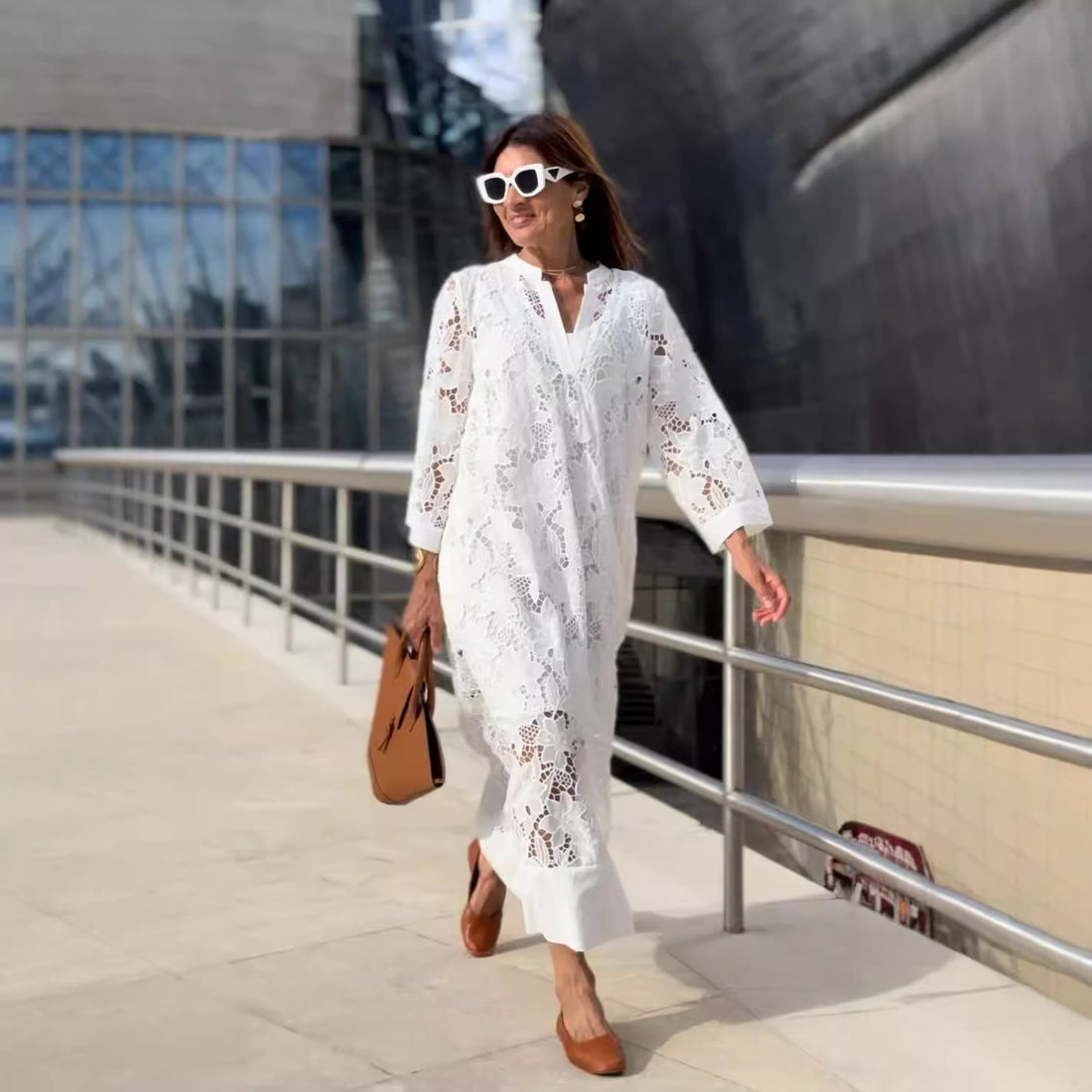 Boho Lace Blouse – Summer Lightweight Tunic Top