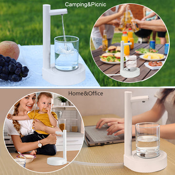 Electric Water Dispenser – USB Rechargeable Automatic Gallon Bottle Pump