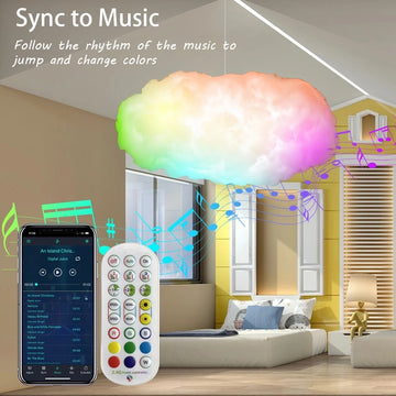 Smart Cloud Night Light – Color Changing Room Light