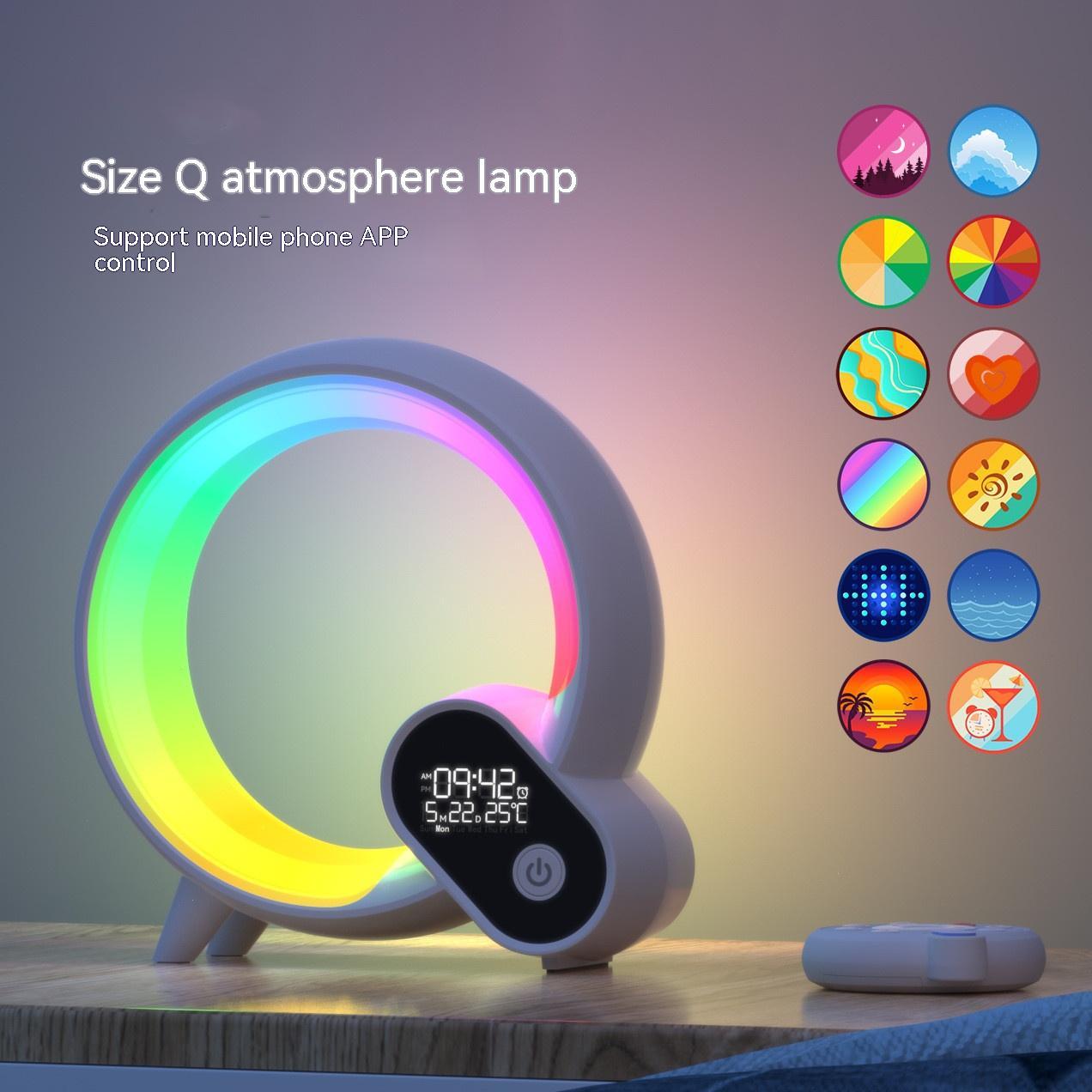 Digital Display Sunrise Alarm Clock – Smart Wake Light with Speaker